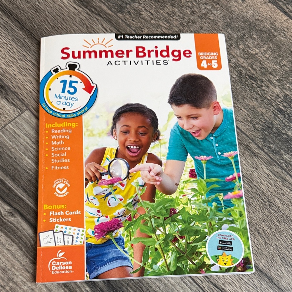 Summer Bridge Activities Book for Kids